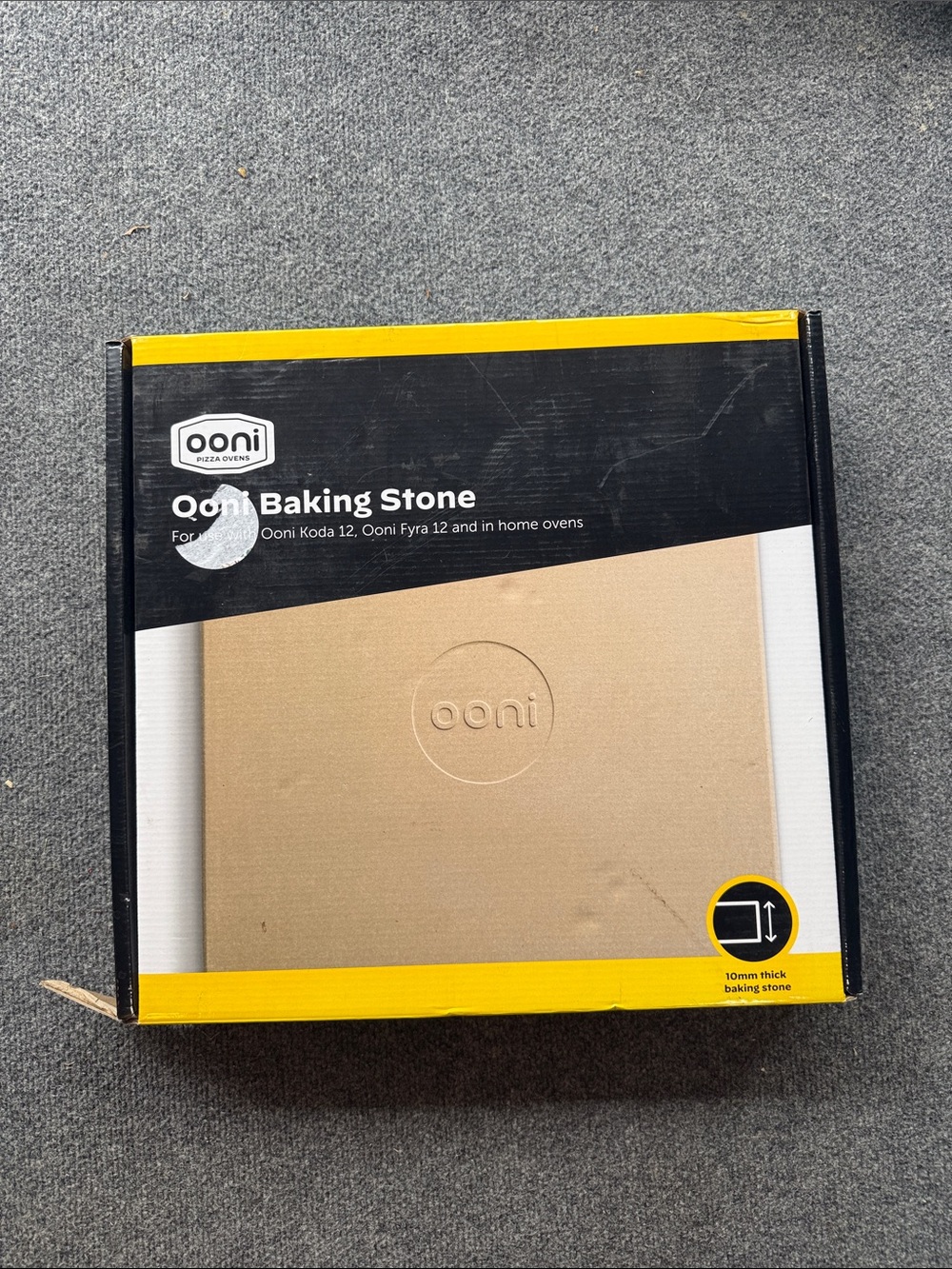 Tan Baking Stone for Pizza Ovens